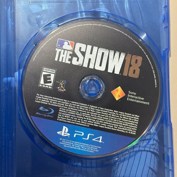 GREAT DEAL! Barely used THE SHOW 18 MLB for PS4 - Playstation game disc! - Picture 3 of 3